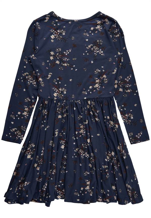 The New kjole - navy/blomster